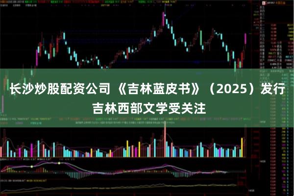 长沙炒股配资公司 《吉林蓝皮书》（2025）发行 吉林西部文学受关注